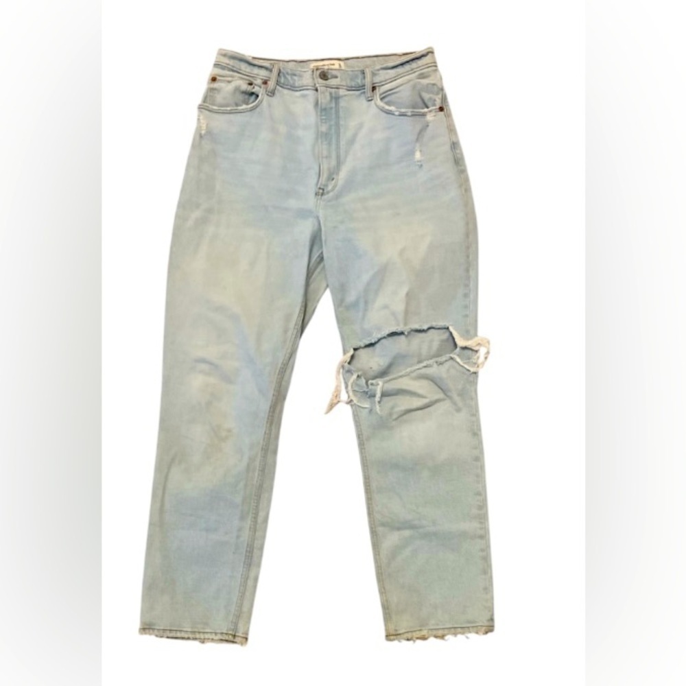 Abercrombie & Fitch 👖the 90s straight ultra high-rise Light Blue 👖Jeans